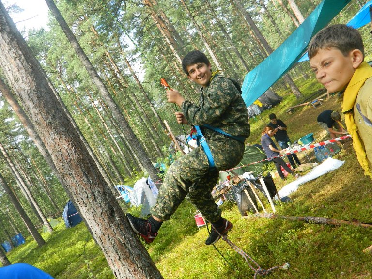 Летняя кампания-2015. Организация Российский юных разведчиков (скаутов). Международный слет в Кронштадте