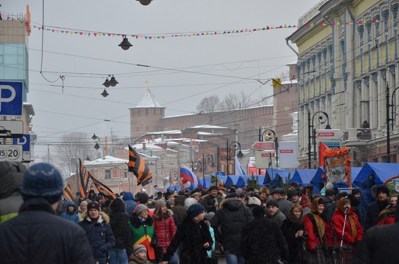 Выставка детских коллективов ДДТ на ул.Рождественской в День народного единства 04.11.2016 г.