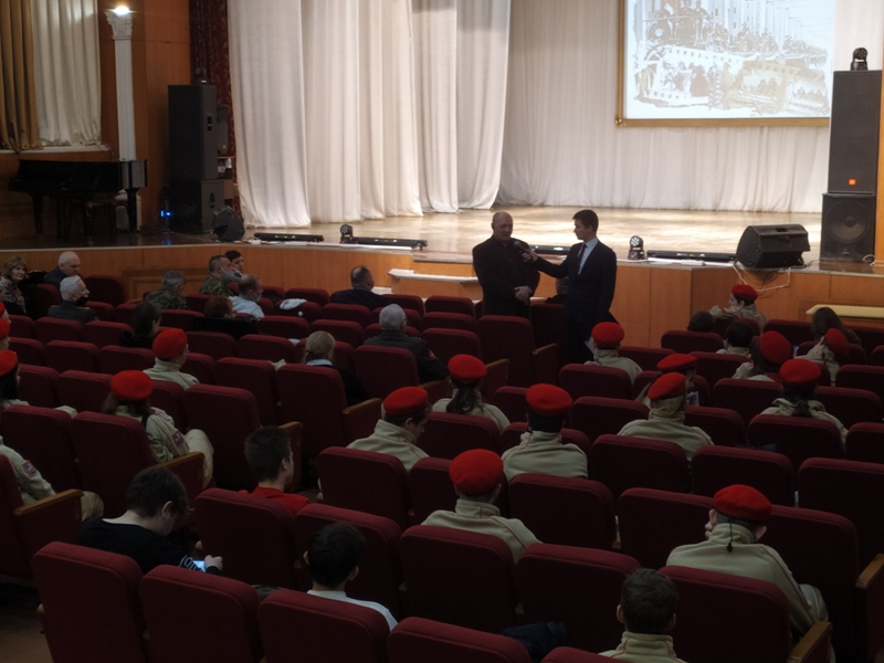 Встреча ветеранов Афганистана и юнармейцев Дзержинска