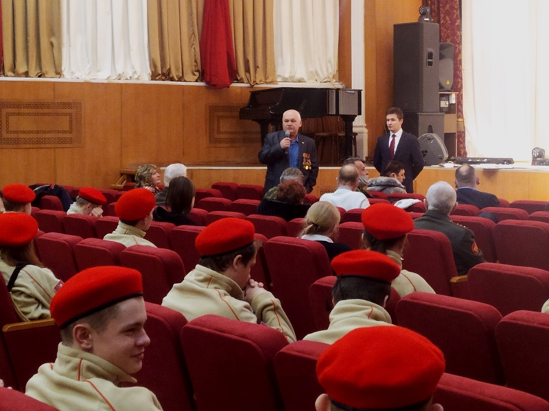 Встреча ветеранов Афганистана и юнармейцев Дзержинска