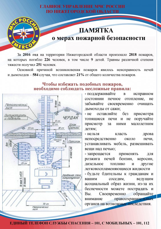 МЧС предупреждает. Памятка для населения 2